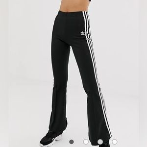 Adidas NWT Flared Track Pants Black Size M